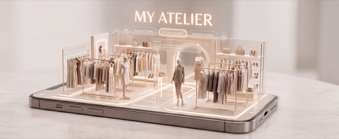 AI transforming fashion retail — 3D garment visualization and AI-powered design tools for boutiques and retail stores